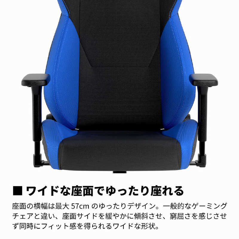 NOBLECHAIRS NOBLECHAIRS ゲーミングチェア S300 PRO ブルー NC-S300PRO-BB NC-S300PRO-BB