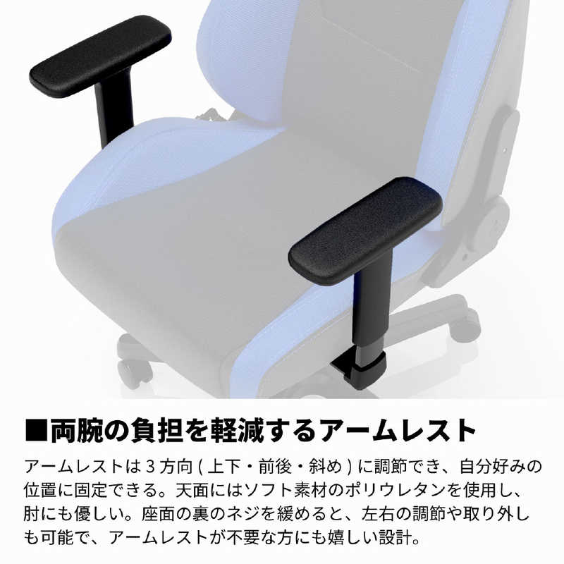 NOBLECHAIRS NOBLECHAIRS ゲーミングチェア S300 PRO ブルー NC-S300PRO-BB NC-S300PRO-BB