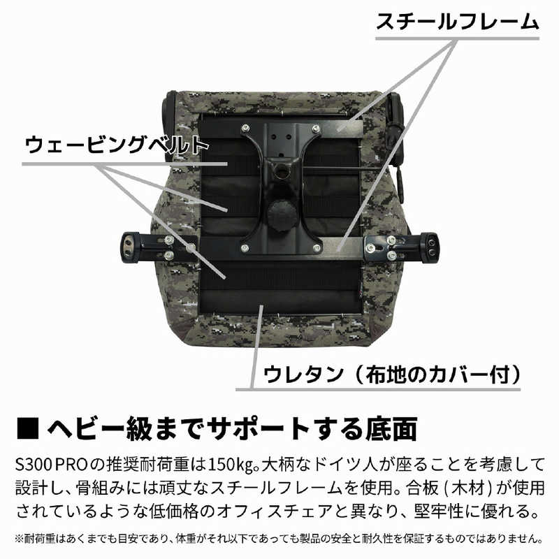 NOBLECHAIRS NOBLECHAIRS ゲーミングチェア S300 PRO デジタルカモフラージュ NC-S300PRO-UC NC-S300PRO-UC