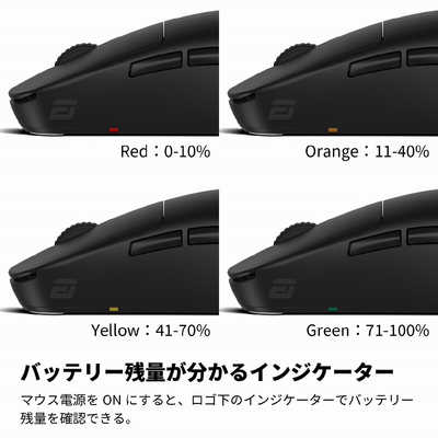 エンドゲームギア OP1w 4K ワイヤレスゲーミングマウス ［光学式