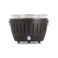 美品２回使用 LOTUS GRILL ロータスグリル XL グレー　無煙グリル LOTUSGRILL 無煙炭火バーベキューグリル ロータスグリル(グレー