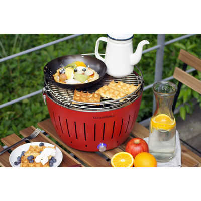 LOTUS GRILL XL バーベキューグリルレッドロータスグリル