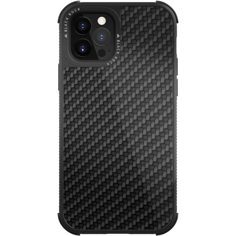 BLACKROCK BLACKROCK iPhone 12/12 Pro Robust Case Real Carbon ブラック 1130RRC02 1130RRC02