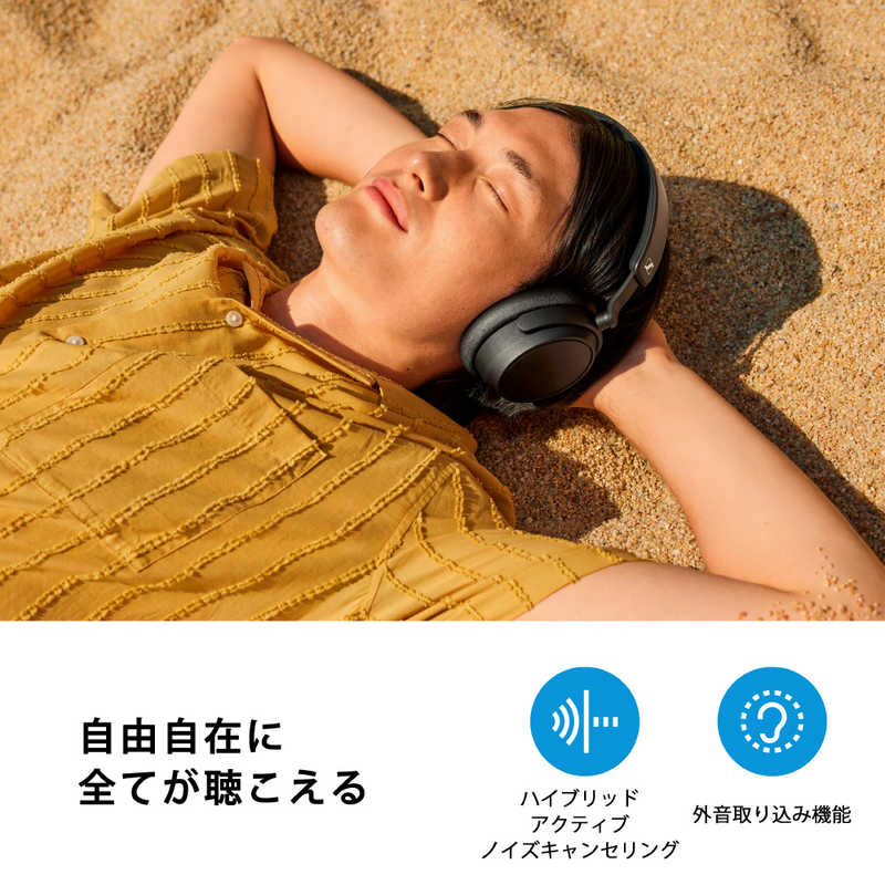 SENNHEISER SENNHEISER ブルートゥースヘッドホン ACCENTUM Plus Wireless ［Bluetooth /ノイズキャンセリング対応］ ブラック ACPAEBT-BLACK ACPAEBT-BLACK