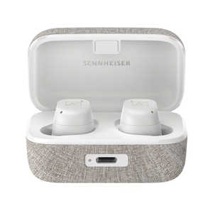 SENNHEISER フルワイヤレスイヤホン ノイズキャンセリング対応 509181 MOMENTUM True Wireless3 ホワイト MTW3WHITE