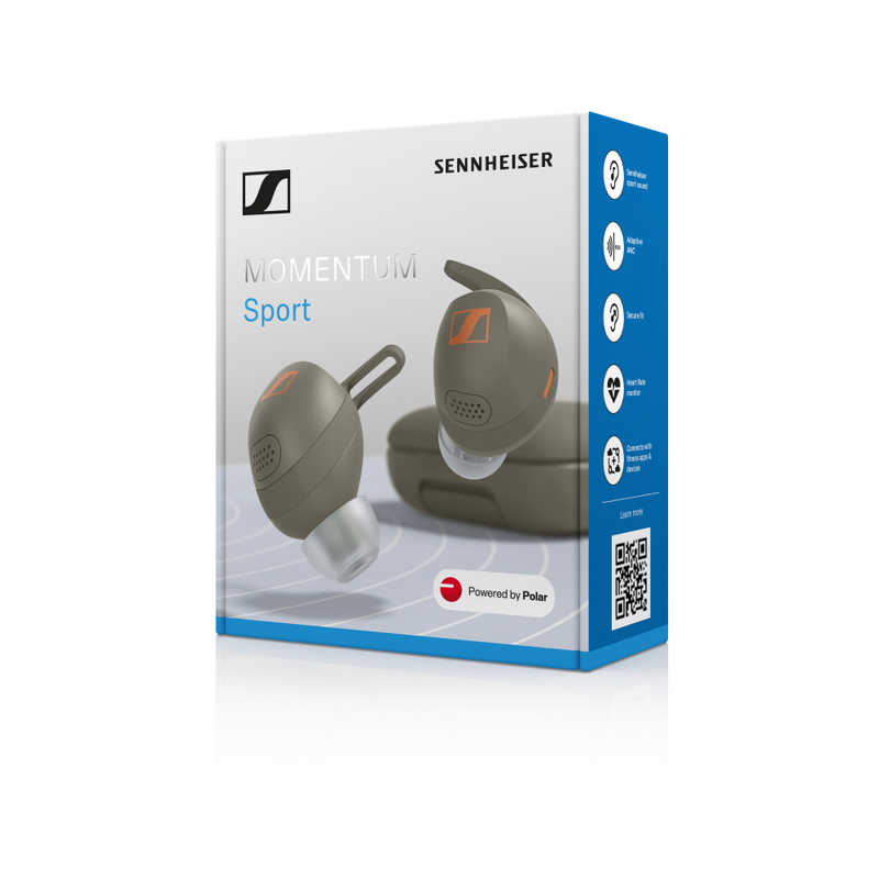 SENNHEISER SENNHEISER フルワイヤレスイヤホン MOMENTUM Sport Olive ［ノイズキャンセリング対応 /Bluetooth対応］ MSPORT1-OLIVE MSPORT1-OLIVE