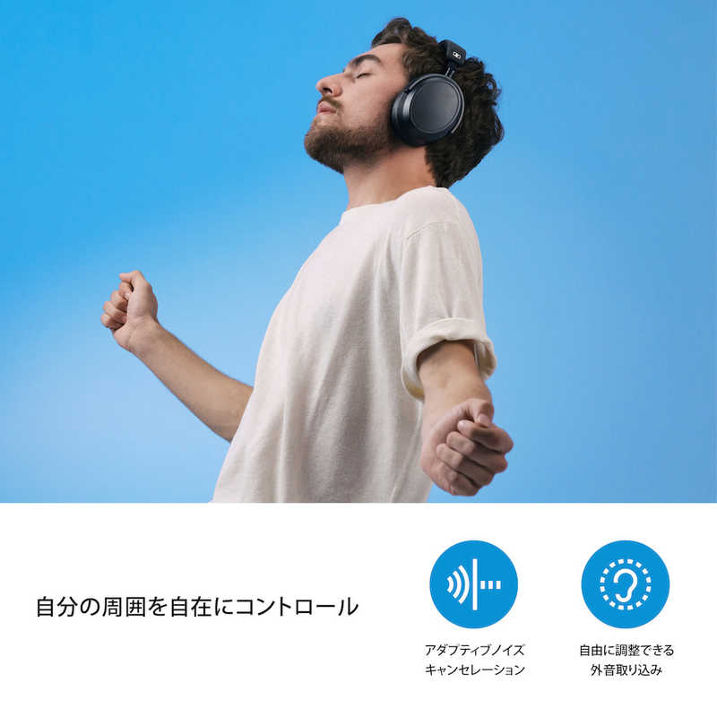 SENNHEISER SENNHEISER ブルートゥースヘッドホン MOMENTUM 4 Wireless ［ノイズキャンセリング対応 /Bluetooth対応］ グラファイト M4AEBTGRAPHITE M4AEBTGRAPHITE