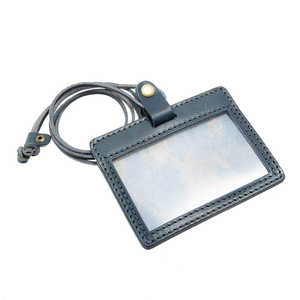 城屋 栃木レザー IDカードホルダー ネイビー D0440N 城屋 栃木レザー IDカードホルダー ネイビー D0440N