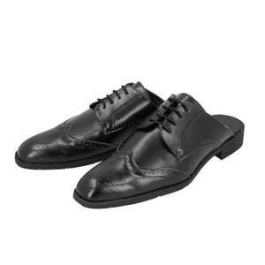 バックヤードファミリー UN SNOBBISH ビジネススリッパ L(約26cm) UN314.BLACK UNBIZSLIPPER バックヤードファミリー UN SNOBBISH ビジネススリッパ L(約26cm) UN314.BLACK UNBIZSLIPPER