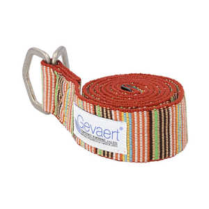 ゲバルト GEVAERT Wリングベルト マルチストライプRD GVTBELTWRING ゲバルト GEVAERT Wリングベルト マルチストライプRD GVTBELTWRING