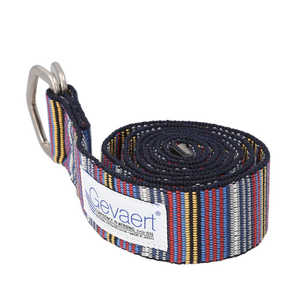 ゲバルト GEVAERT Wリングベルト マルチストライプBK/YE GVTBELTWRING ゲバルト GEVAERT Wリングベルト マルチストライプBK/YE GVTBELTWRING