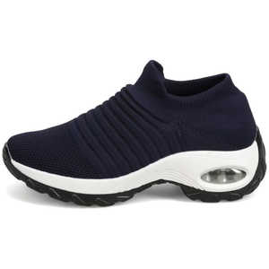 パーソンズ PERSONS レディース ニットスニーカー 23.5cm ネイビー PSF400 パーソンズ PERSONS レディース ニットスニーカー 23.5cm ネイビー PSF400