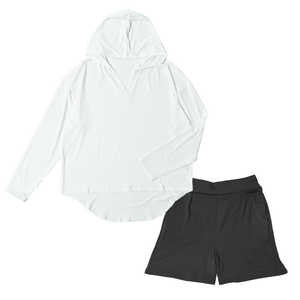 ハンドウィンジャパン ラッシュガード ショートパンツ セットアップ M-L ホワイト/ブラック HW8235 ハンドウィンジャパン ラッシュガード ショートパンツ セットアップ M-L ホワイト/ブラック HW8235