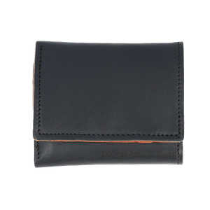 バックヤードファミリー R.C.L 栃木レザー バイカラー 三つ折り財布 BLACK/ORANGE TDSG1024 バックヤードファミリー R.C.L 栃木レザー バイカラー 三つ折り財布 BLACK/ORANGE TDSG1024