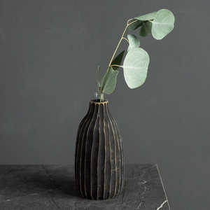 バックヤードファミリー Flower vase shinogi CB-104 フラワーベース black CB104 バックヤードファミリー Flower vase shinogi CB-104 フラワーベース black CB104