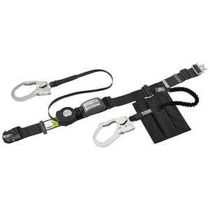 サンコー タイタン 胴ベルト型ロック付き巻取式 ダブル ワンタッチバックル仕様 REELOCK S2NEO + EXJ補助ロープ ブラック OTSLN505WEBBL サンコー タイタン 胴ベルト型ロック付き巻取式 ダブル ワンタッチバックル仕様 REELOCK S2NEO + EXJ補助ロープ ブラック OTSLN505WEBBL