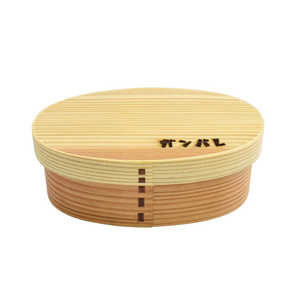 かのりゅう Design 曲げわっぱ弁当箱 L design/ベージュ ガンバレ SILKDESIGNMAGEL かのりゅう Design 曲げわっぱ弁当箱 L design/ベージュ ガンバレ SILKDESIGNMAGEL