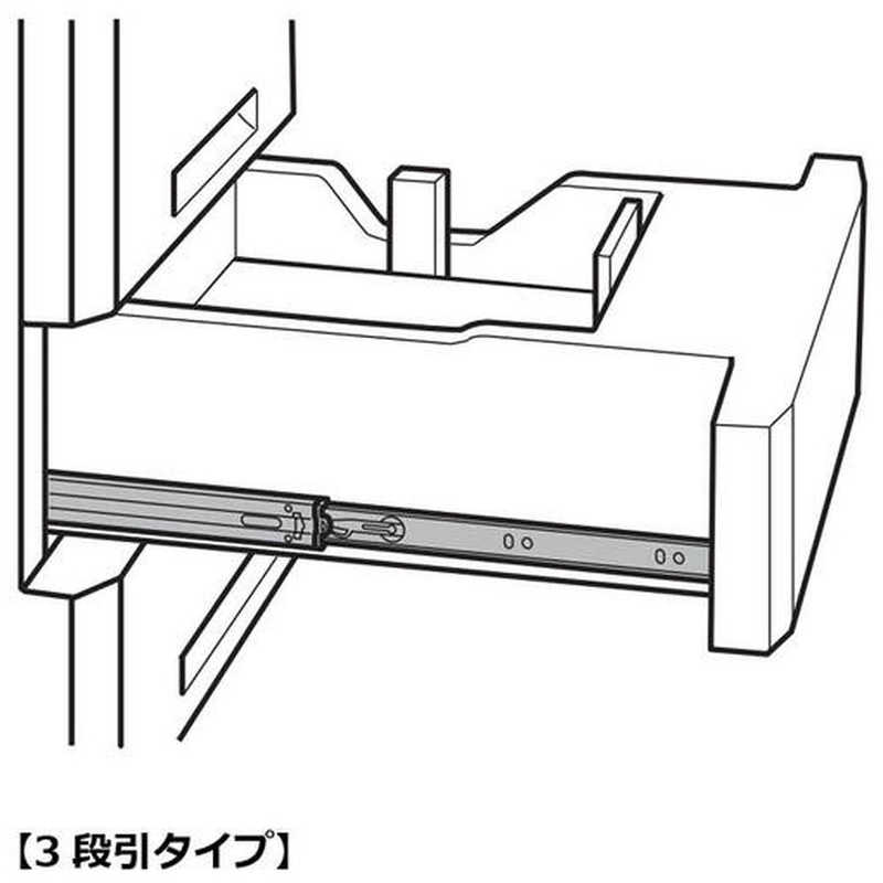 スガツネ工業 スガツネ工業 プッシュオープンスライドレール4660-300 (190-021276 4660300 (1組2本) 4660300 (1組2本)