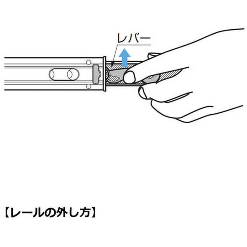 スガツネ工業 スガツネ工業 プッシュオープンスライドレール4660-350 (190-021277 4660350 (1組2本) 4660350 (1組2本)
