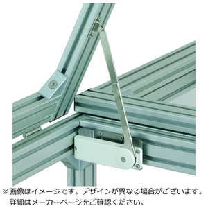 スガツネ工業 (180013657)ソフトダウンステー 重量扉用アルミフレーム取付用セット ASHDS20HRBL308