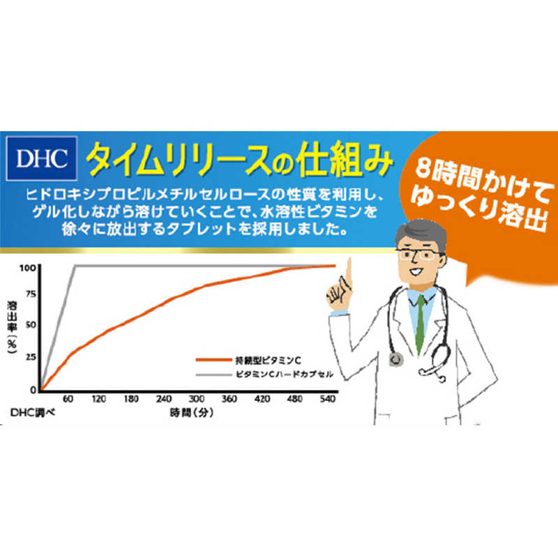 DHC DHC DHC 持続型ビタミンC 60日分 240粒  