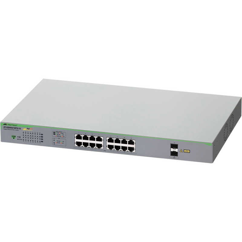 アライドテレシス アライドテレシス スイッチングハブ ［16ポート /1Giga対応 /PoE＋給電 /電源内蔵］ AT-GS950/18PS V2(SFPスロット) 4628R 4628R