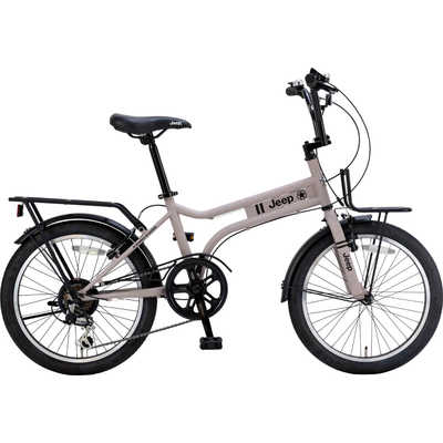 Jeep ミニベロ　自転車 ベージュ ジープ ミニベロ 自転車 SAND (外装6段 /20インチ)【組立商品
