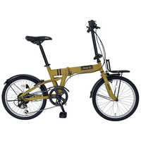 ジープ 折りたたみ自転車 20型 ［外装6段 /20インチ］オリーブ 【組立 