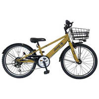 ジープ 子ども用自転車 22インチ オリーブ 【組立商品につき返品
