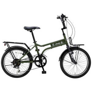 ジープ 20インチ ミニベロ オリーブ OLIVE 【組立商品につき返品不可】 25JE-206MX ジープ 20インチ ミニベロ オリーブ OLIVE 【組立商品につき返品不可】 25JE-206MX