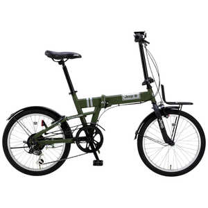 ジープ 20インチ 折り畳み自転車 オリーブ OLIVE 【組立商品につき返品不可】 25JE-206G ジープ 20インチ 折り畳み自転車 オリーブ OLIVE 【組立商品につき返品不可】 25JE-206G