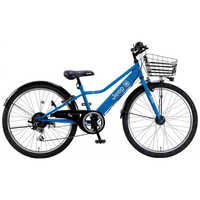 ジープ 24インチ オートライトジュニアサイクル ブルー BLUE 【組立 