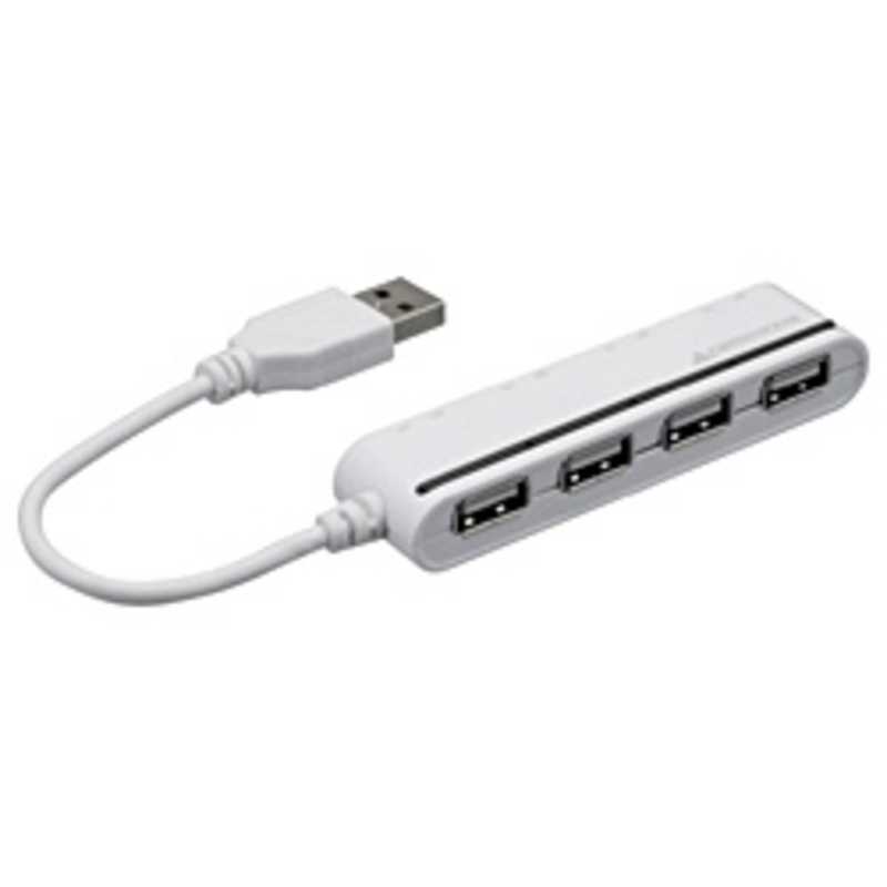 グリーンハウス グリーンハウス USB2.0ハブ [スイッチ付] （4ポート・バスパワー・ホワイト） GH-UH204SBW　ホワイト GH-UH204S GH-UH204S