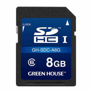 グリーンハウス SDHCカード ドライブレコーダー向け (8GB /Class6) GHSDCA8G