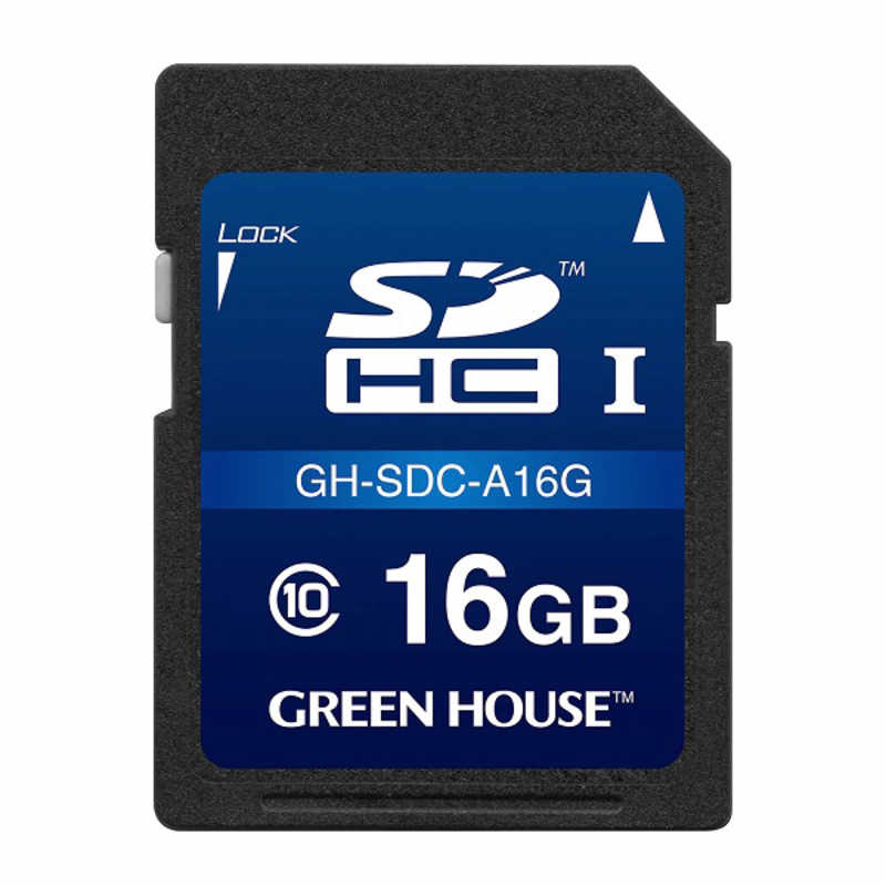 グリーンハウス グリーンハウス SDHCカード ドライブレコーダー向け (16GB/Class10) GH-SDC-A16G GH-SDC-A16G