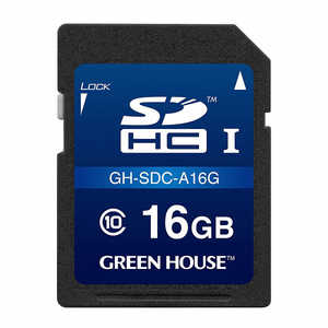 グリーンハウス SDHCカード ドライブレコーダー向け (16GB /Class10) GHSDCA16G