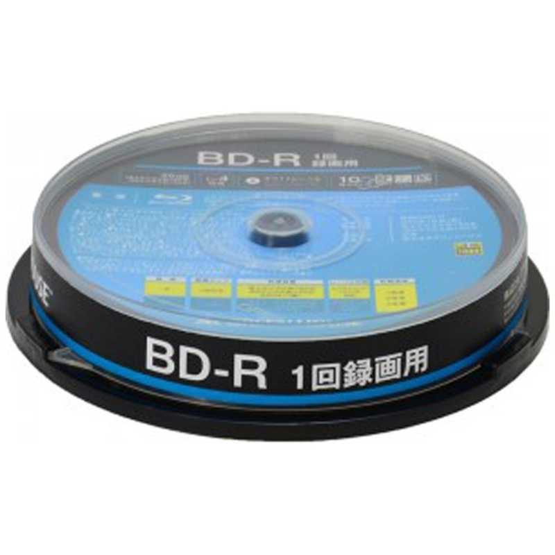 グリーンハウス グリーンハウス 録画用BD-R 1-2倍速 片面25GB1層 10枚 インクジェットプリンター対応 GH-BDR25A10 GH-BDR25A10