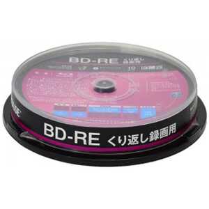 グリーンハウス 録画用BD-RE 1-2倍速 25GB 10枚 インクジェットプリンター対応 GH-BDRE25A10