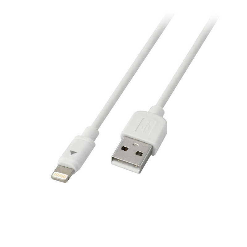 グリーンハウス グリーンハウス Lightning-USB充電/データ転送ケーブル 100cm ホワイト GH-ALTUB1-WH GH-ALTUB1-WH