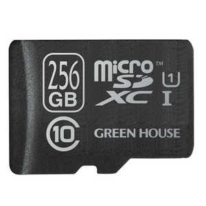 グリーンハウス microSDXCカード (Class10 256GB) GH-SDMRXCUB256G グリーンハウス microSDXCカード (Class10 256GB) GH-SDMRXCUB256G