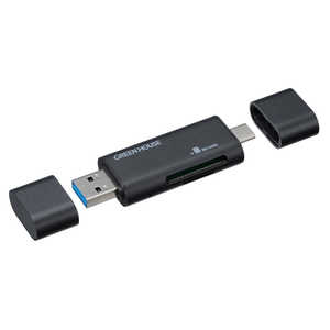 ꡼ϥ USB Type-CUSB Type A ѥ ɥ꡼/饤 USB3.0/2.0/1.1 /ޥ֥ۡåб GH-CRACA-BK