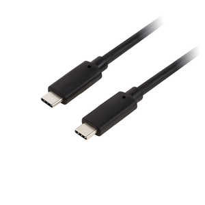 グリーンハウス USB3.1 G1ケーブル TypeC-C PD対応 1m GH-UCSCCPB1-BK ブラック