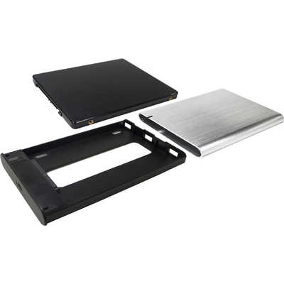 グリーンハウス HDD/SSDケース USB-C＋USB-A接続 (Windows11対応/Mac