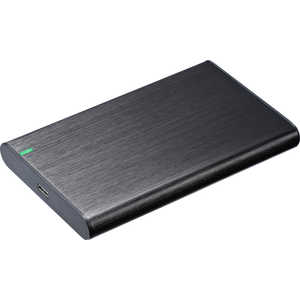 グリーンハウス HDD/SSDケース USB-C＋USB-A接続 (Windows11対応/Mac) ブラック [2.5インチ対応 /SATA /1台] GH-HDCU325A-BK ブラック