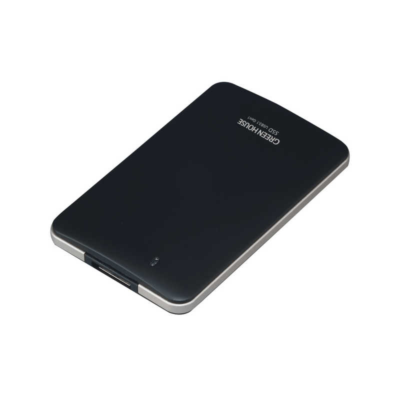 グリーンハウス グリーンハウス 外付けSSD USB-A接続　ブラック GH-SSDEXU3B960 GH-SSDEXU3B960