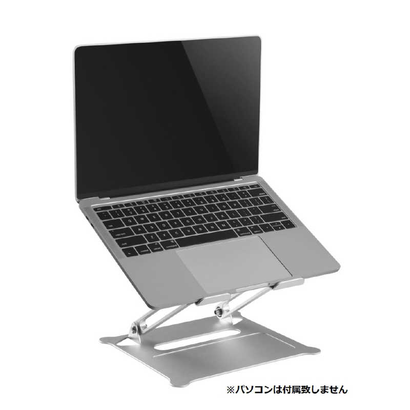 グリーンハウス グリーンハウス ノートPC/タブレット用アルミスタンド シルバー GH-STNA-SV GH-STNA-SV