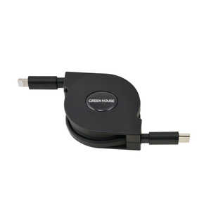 O[nEX USB Type-C to Lightning 莮 f[^]P[u mUSB Power DeliveryΉn GH-ALTCMA100-BK