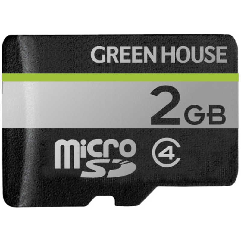 グリーンハウス グリーンハウス microSDカード (Class4/2GB) GH-SDM-D2G GH-SDM-D2G
