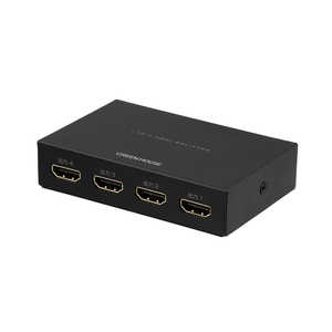 グリーンハウス 4K30P対応 HDMIスプリッタ 4ポート GH-HSPH4 グリーンハウス 4K30P対応 HDMIスプリッタ 4ポート GH-HSPH4