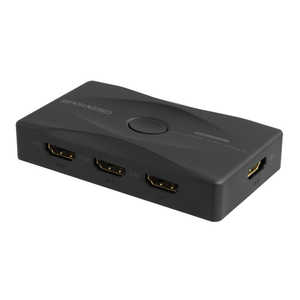 グリーンハウス 4K対応3ポート HDMI2.0セレクタ HDCP2.2 ブラック GH-HSWK3-BK グリーンハウス 4K対応3ポート HDMI2.0セレクタ HDCP2.2 ブラック GH-HSWK3-BK